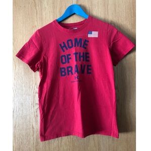 ‼️LAST CHANCE SALE‼️ UNDER ARMOUR Boy's Home of the Free Heat Gear Crew Neck Tee